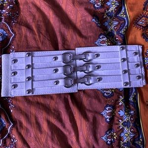 SEND OFFERS goth buckle/ clip belt